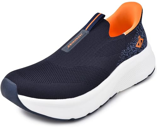 Mens Trainers Slip In Free up Hands Shoes Wide Toe Box Walking Sneakers