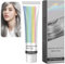 Natural Essence 2-in-1 Extract Cream - Metallic Silver Gray Hair Dye for Glossy Conditioning and Easy Grey Hair Color