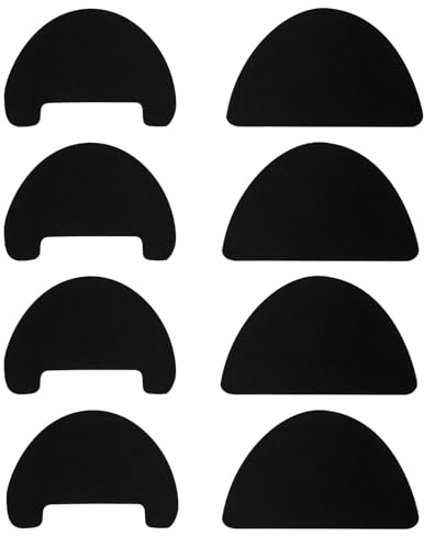 8 Protector Puntera Zapatos, Parches Botas Accesorios para Reparación de Talones para Zapatillas Deportivas y Atletas