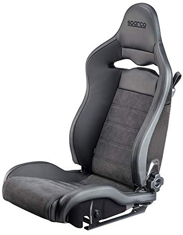 Sparco s00974znrsx SPX Alcantara Sedile Pelle per pilota