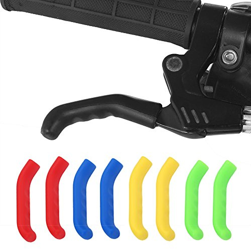 Levier de frein de vélo H¨¹ - Protection de la poignée - Housse de protection antidérapante - Poignée de frein en silicone - Pour vélo/VTT/BMX, VTT, vélo