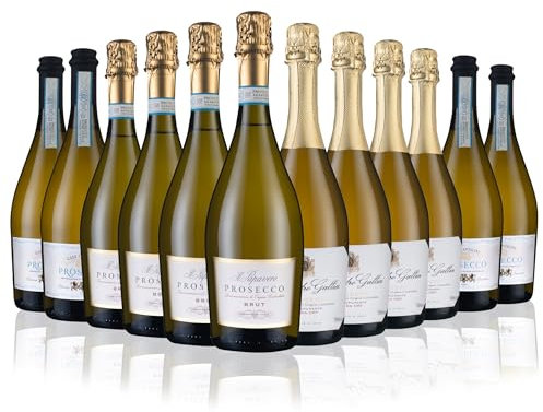 Laithwaites Prosecco Selection - Case of 12 Mixed Bottles (75cl) - Prosecco - Fresh & Light, Tasting Notes of Apples, Pears & Citrus