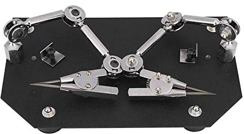 Welding Fixture Clip, Auxiliary Welding Work Clip Jewelry Welding Fixture Table Clip Clamp Helping Hands Third Arm Soldering Work Station for Soldering Repairing