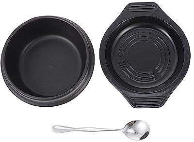 UPKOCH Casseruola in Ceramica Pentola Per Cucinare Bibimbap Casseruola Per Brasare Pollo Vassoio Doppia Parete Per Zuppe e Noodles