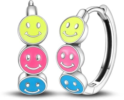 POLIBARA Pendientes aretes plata de ley 925 luminosos, colgantes mujer, adolescente, niña moda aniversario, San Valentin compromiso, regalo brillantes joyeria lujo plateado divertido