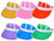 Uwiyo 6 Stück Unisex Sonnenvisier, 80er Jahre Retro Neon Sonnenvisier Kunststoff Sonnenblende Hüte Sonnenkappe für Golf Tennis and Pokerpartys