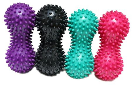SWETRACE Balle de Massage Pied Forme Cacahuète Double Balle à Picots Myofasciale pour Fasciite Plantaire et Soulagement Douleurs Voûte Plantaire