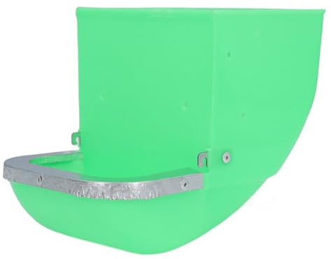 Haofy Dispensador de Alimentos para Cobayas, Alimentador de Animales Pequeños de Plástico y Hierro, Gran Capacidad, Borde Envuelto a Prueba de Derrames, Base Estable para Cobayas, Chinchillas, Hurones