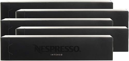 Nespresso Vertuo Coffee Machine Pods (Altissio - Intensity 9, 5 Boxes - 50 Pods)