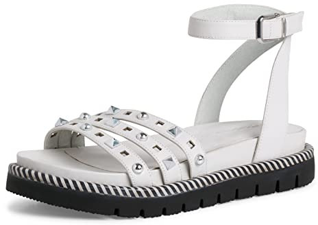 Tamaris Damen 1-1-28272-38 Keilsandale, White, 39 EU