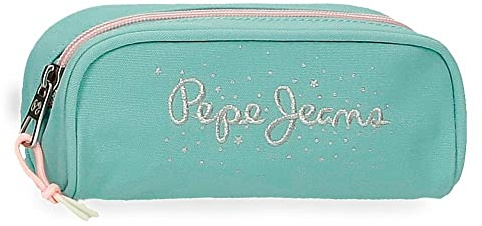 Pepe Jeans Jane Estuche Azul 18x7x5 cms Poliéster