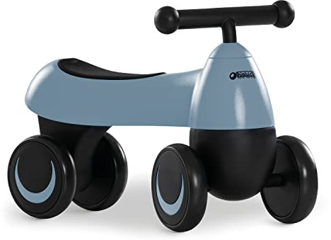 Hauck 1st Ride, Matt Blue - 4 Wheel Ride On for Children, up to 20kg, Safe & Tilt Proof, Childrens Bike, No Pedals