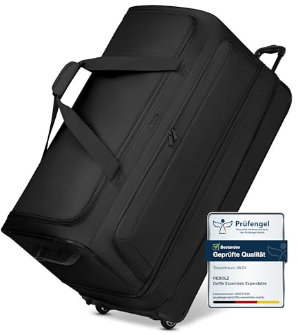 REDOLZ Duffle Essentials Wheeled Duffle Exp. XXL Black
