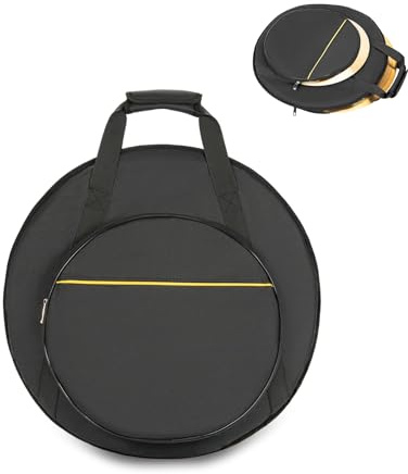 OUUTMEE 50 cm bäckenväska 600D vattentätt Oxford-tyg cymbalbag svart