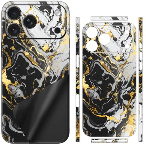 SUKIDIOVQ for iPhone 17 Pro Max Skin Wrap Using 3M Phone Sticker Film Vinyl Decal Glass Protector for Back Side Graffiti Pattern