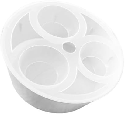 APGLSXY Multifunktionell hydroponisk planterare 3 fack blomkruka för flera hyacintblommor som växer inomhus trädgårdsskötsel blomma sten växande set