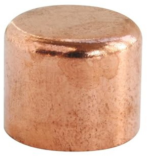 SOMATHERM FOR YOU, Raccord cuivre à souder Ø14 mm - Bouchon pour tube cuivre - Idéal pour plomberie et réseaux d'eau chaude/froide - Conforme aux normes NF - Installation facile