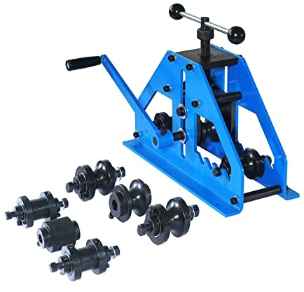 KASTFORCE KF5013 Tube Roller bender Pipe Rolling Machine With 6 Dies For Both Round And Square Tubes