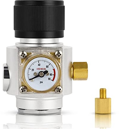 BUUNHI Heimbrausystem Mini-Co2-Ladegerät, 0-90 Psi Bierfass-Ladegerät Mini-Co2-Regler Connect Home Brew bierbrauset