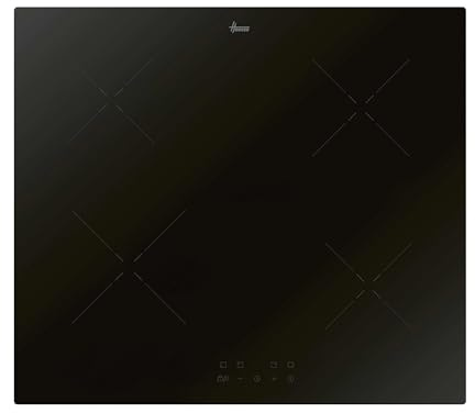 Hoover H-HOB 300 Induction Hob, 60 cm, 4 Zones, Booster Function, Power Management, Front Touch Control, Black Glass, 6x59x52 cm - HI642BCB