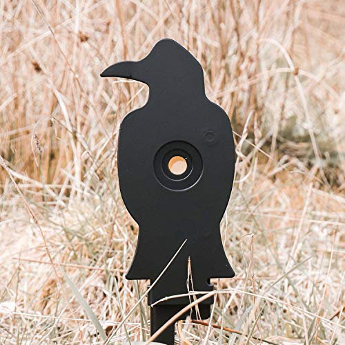HHH Hunting® Crow Shooting Target Self Reset Targets Freestanding Shooting Gallery Set Air Gun Rifle Airgun Hunting Moving Practice Air Rifle Targets Airsoft Accessories