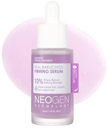 DERMALOGY by NEOGENLAB Sérum raffermissant Real Bakuchiol (30 ml) - Alternative au rétinol naturel pour les peaux sensibles, sérum facial jour et nuit raffermit et minimise les ridules