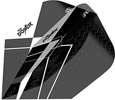 Target Darts Unisex's Phil Taylor Power 9-Five Gen 8 Pro Ultra Dart Flights, Black and White, Ten-X