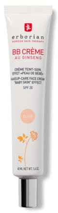 Erborian BB Crème mit Ginseng - Hautperfektionscreme - Babyhaut-Effekt - 5-in-1 koreanische Gesichtskosmetik mit LSF 20 - Nude - 15 ml : Amazon.de: Kosmetik