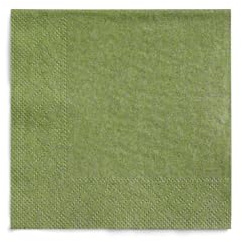 Sovie HORECA Cocktail-Servietten in OLIV aus 3-lagigem Tissue, 24 x 24 cm, 150 Stück – elegante Einwegservietten für Bar, Buffet, Gastronomie, Event, Hochzeit, Empfang & Catering