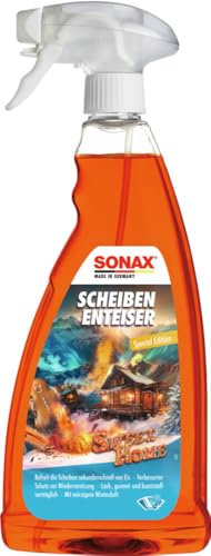 SONAX ScheibenEnteiser Sweet Home (1 Liter) taut sekundenschnell zugefrorene Scheiben auf, schützt vor Wiedervereisung und sorgt für klare Sicht | Art-Nr. 01373410