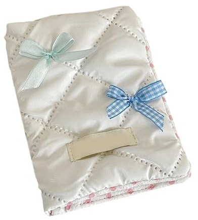 ZEPFJHE Korean Styles Copertine per passaporti Fiocchi dolci Porta passaporti Coperture per carte Accessori da viaggio per adulti e bambini Copertura per passaporto Fiocchi dolci Passaporto Stile