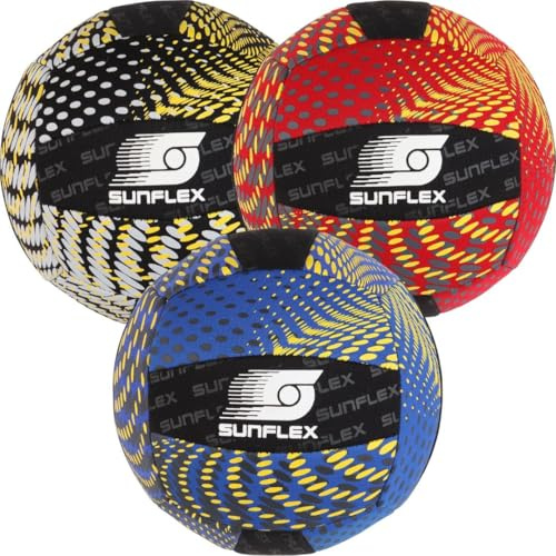 Sunflex Neopren Zubehör Beach und Funball Splash Größe 5 in blau | Volleyball weich und leicht für den Strand und das Wasser | extrem robust und für Jede Altersgruppe