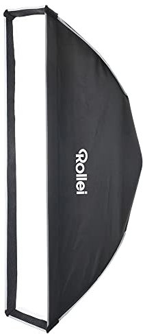 Rollei Klick-Striplight 40 cm x 180 cm Softbox mit Grid. Leicht auf zu bauender Klick-Lichtformer ideal für Fashion und Portrait Aufnahmen.