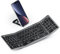 seenda Clavier Bluetooth Pliable - Mini Portable Clavier sans Fil avec Pavé Numérique,AZERTY,Rechargeable,Pleine-Taille, pour Windows iOS Android Tablette iPad - Noir