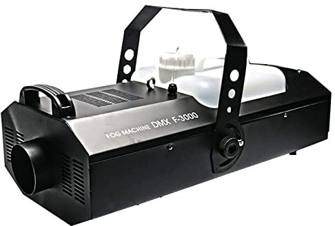 TsoLay Macchina del Fumo, Macchina del Fumo da Palco da 3000 W con Telecomando, Controllo a Filo/telecomando/DMX512, Regolazione Multi-Angolo, per Matrimoni, Halloween, Feste E Effetti Scenici