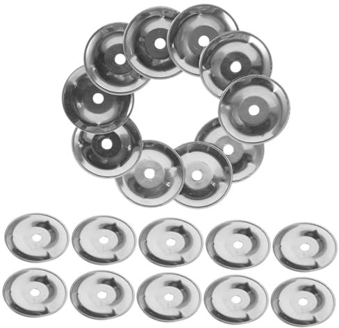 DIKACA Metall-drum-becken 50 Stück Crash-becken Edelstahl-drum-becken Für Jazz