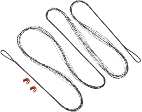 PATIKIL Sostituzione Corda Arco a 12 Fili con Punto Nock Nero