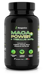 Neagenics Maca Peruviana Nera Extra Forte con Tribulus Terrestris Arginina Uomo Booster Massa Muscolare Mass Gainer Concentrazione Potenza Energia 120 Capsule Made in Italy