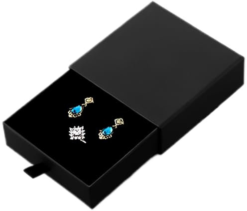 Scatola Regalo Piccola, 9X9X3cm, Scatola Regalo con Coperchio,Semplice e Pratico, Sobrio e Unico, Molto Adatto per la conservazione dei Gioielli