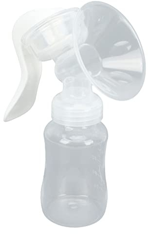 Manuelle Milchpumpe, Starke Saugkraft, Stillpumpe aus Weichem Silikon, 150 Ml, Hand-Stillpumpe für Mütter