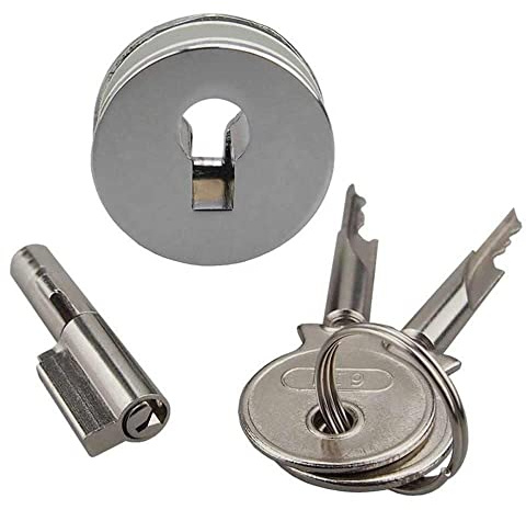 Cerraduras de gabinete seguras para cajones, buzones, pantallas de vidrio y puertas correderas, cerradura de doble puerta y congelador resistente para joyas, teléfonos móviles y protección de objetos