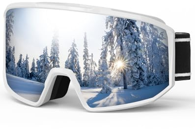 BEACOOL Ski Goggles Skiing Goggles UV400 Protection Anti-glare Ski Goggles Dual Lens For Women Men Youth,Helmet Compatible