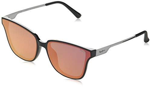 Pepe Jeans Damen Luna Sonnenbrille, Schwarz, 61/16-145