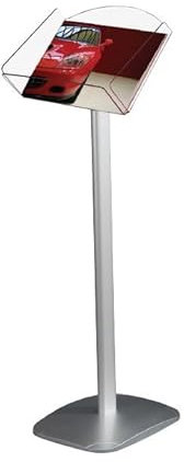 DisplayLager Boden Prospektständer in DIN A4 mit Prospektablage (Horizontal)