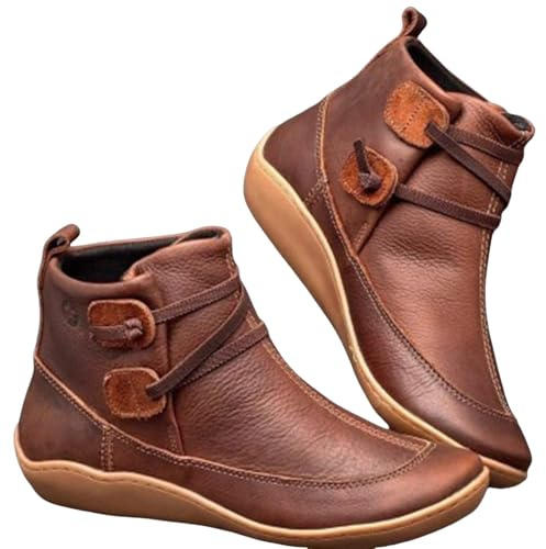 Scarpe da corsa da donna, impermeabili, resistenti all'usura, per il tempo libero, comode da camminare, per il fitness, da tennis, da corsa, per attività all'aria aperta, antiscivolo, marrone, 36 EU