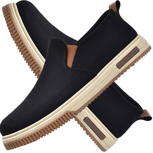 Aocase Zapatillas Pie Diabetico Verano Hombre Zapatillas Extra Anchas para Hombre Zapatos Ortopédicos para Hombres sin Cordones Ligeros CóModos Sin,Negro,41 EU