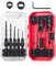 ColumPRO 15PCS HSS Countersink Drill Bit Set, Woodworking Tapered Drill Bits, Plug Cutter With 2*Replacement Drills and 2*PH2 Screwdriver Bit, High-Speed Steel for Precise Woodworking