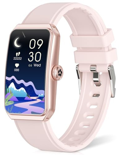 Monitor de actividad física con frecuencia cardíaca 24/7, presión arterial, oxígeno en sangre, monitor de sueño, 103 modos deportivos, reloj inteligente, rastreador de actividad, IP68, contador de