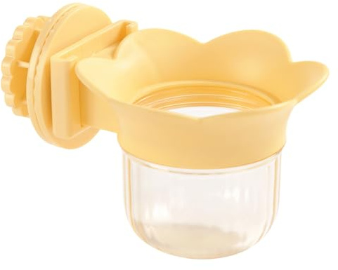 Mangeoire À Oiseaux pour Cage – Plat d'alimentation Coop Cup | Stand De Fruits Et Légumes Perroquet | Décorations De Cage À | Bol De Nourriture pour Oiseaux avec Pince | pour Petits Animaux Co