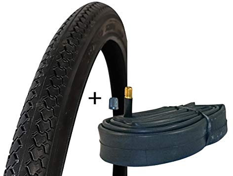 VDP 1x Fahrradreifen Kenda K184 Cosmos 26 Zoll 26x1 3/8 (37-590) Drahtreifen Fahrradmantel Schlauch